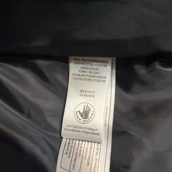 Girls metallic puffer jacket coat Body Glove size 2T pink black silver - Picture 6 of 10